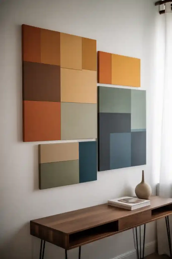 Color Block Canvas Panels