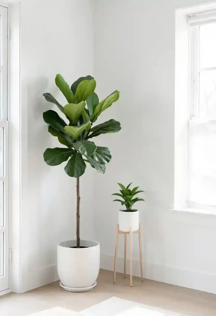Plant Corner With Negative Space
