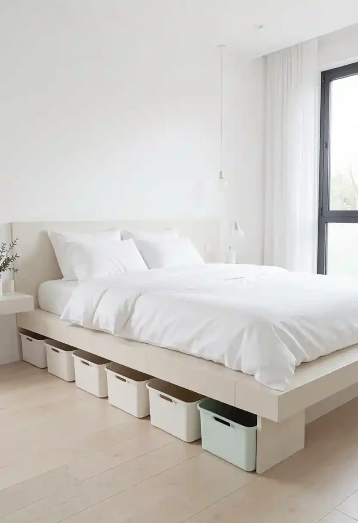 Use Under-Bed Storage Bins