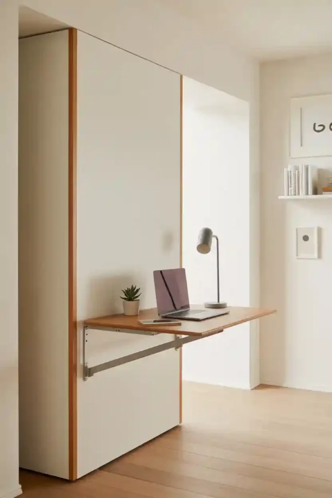  Wall-Mounted Fold-Down Desk