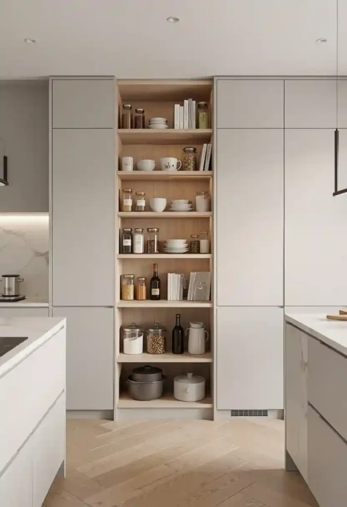 Built-In Kitchen Pantry Cabinets