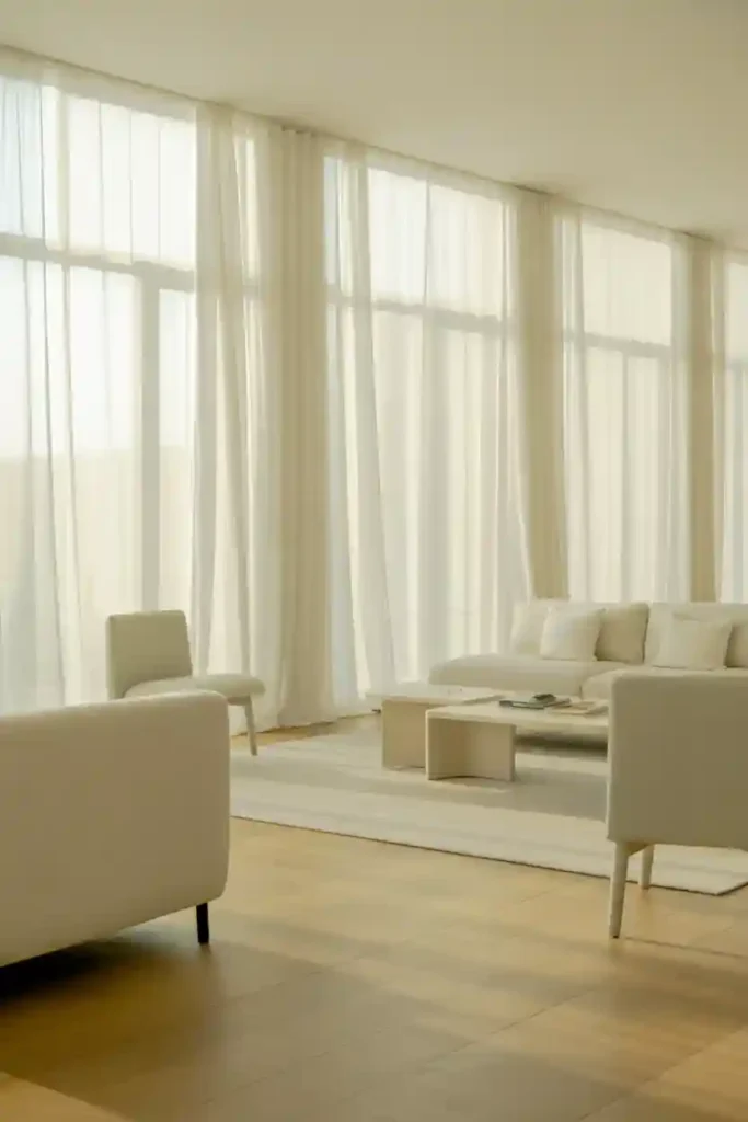 Floor-to-Ceiling Sheer Curtains