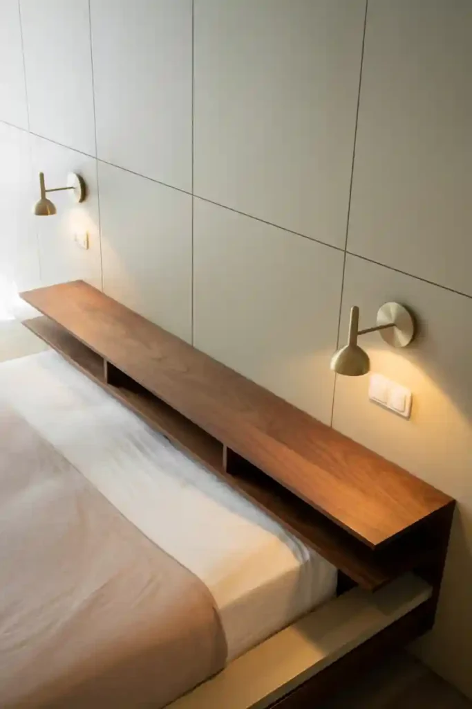 Install Floating Nightstand Shelves