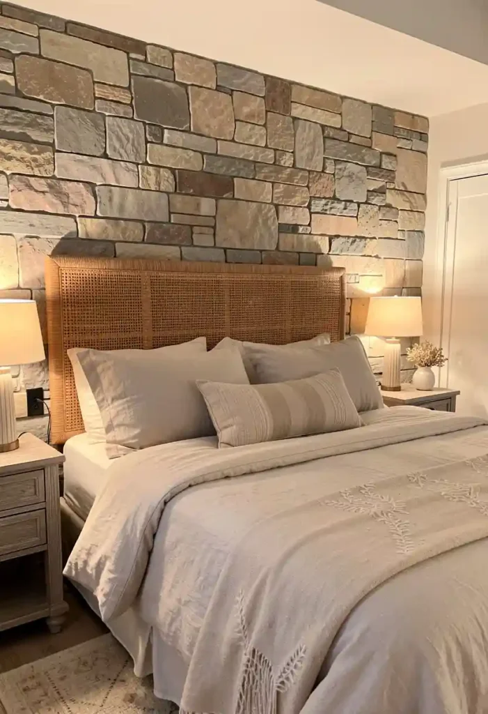 Stone Texture Accent Wall