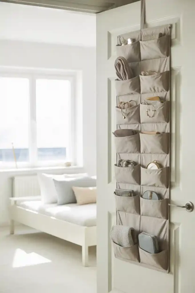 Vertical Storage Behind Doors