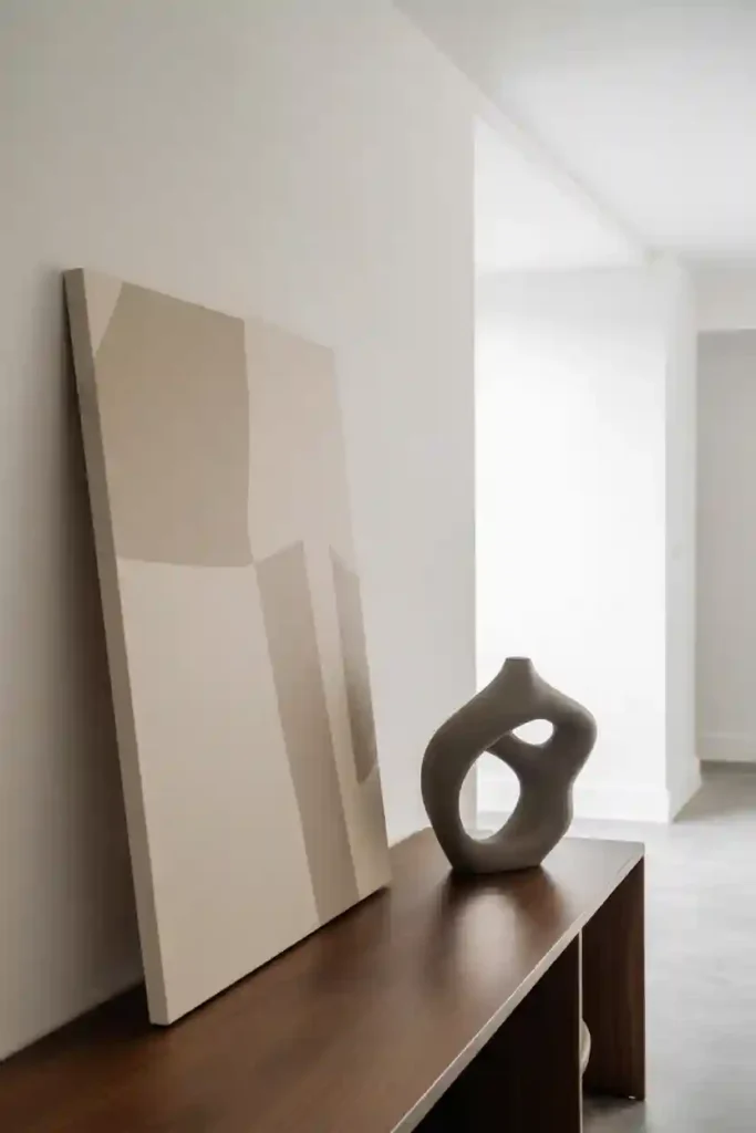 Frameless Canvas Leaning Style