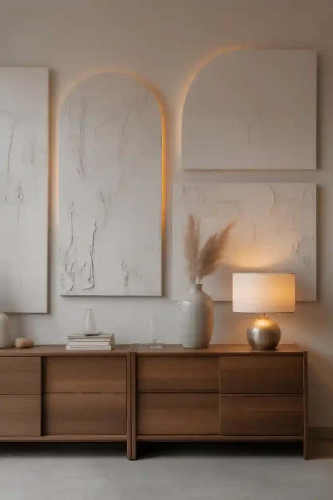  Textured Plaster Wall Art Panels