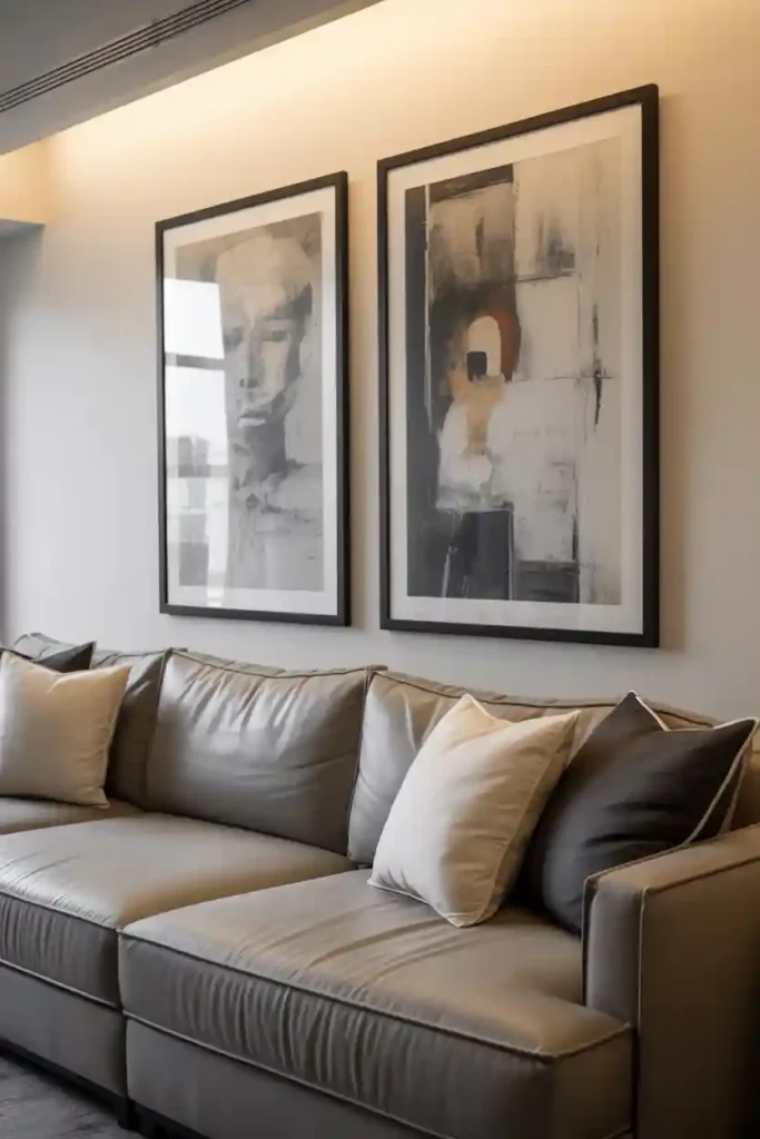 Two Large Frames Side By Side