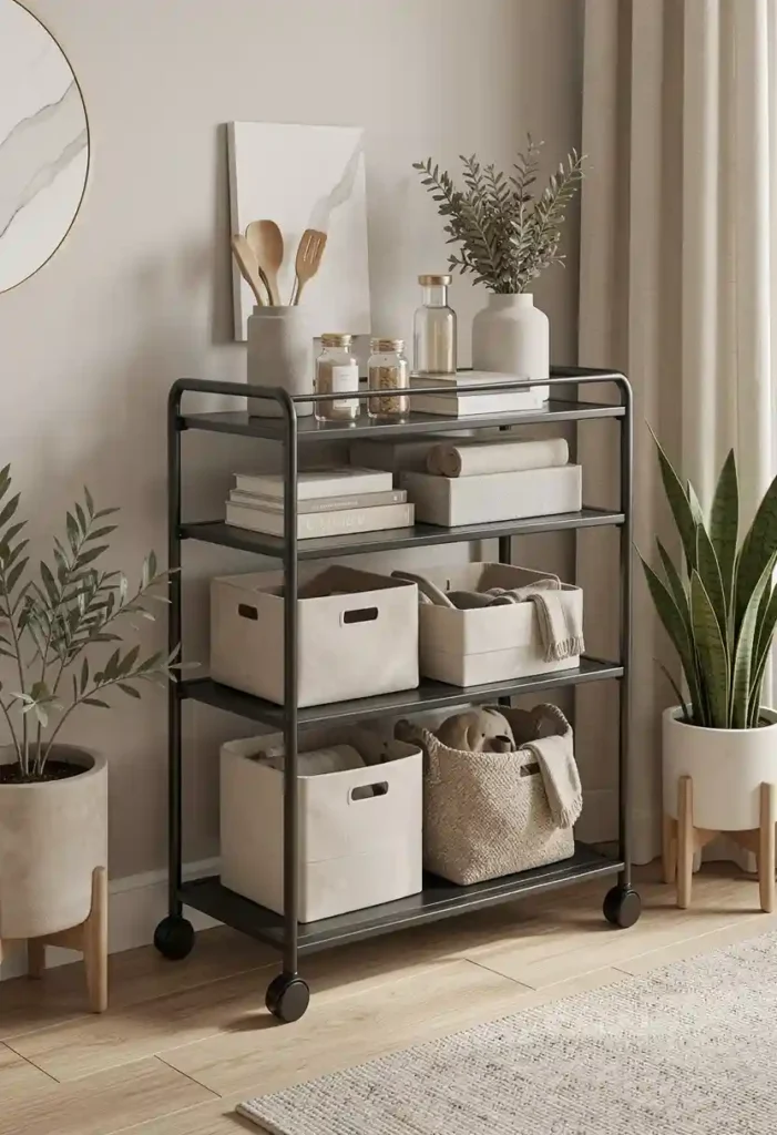 Use Rolling Storage Carts