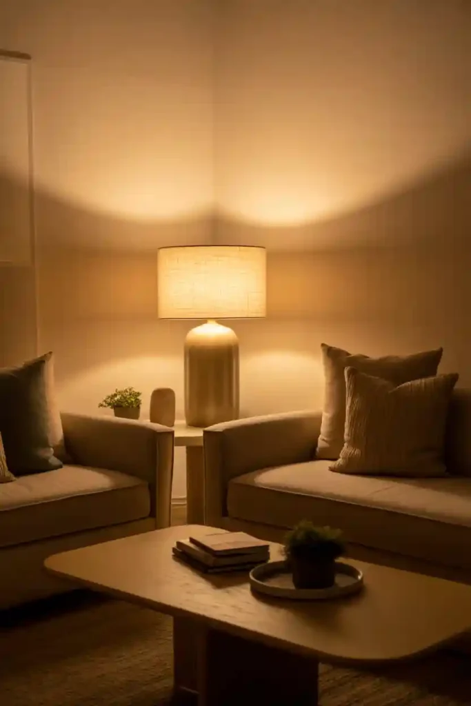 Use Warm Ambient Lighting