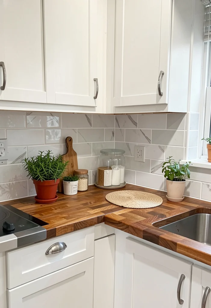 Add Temporary Backsplashes