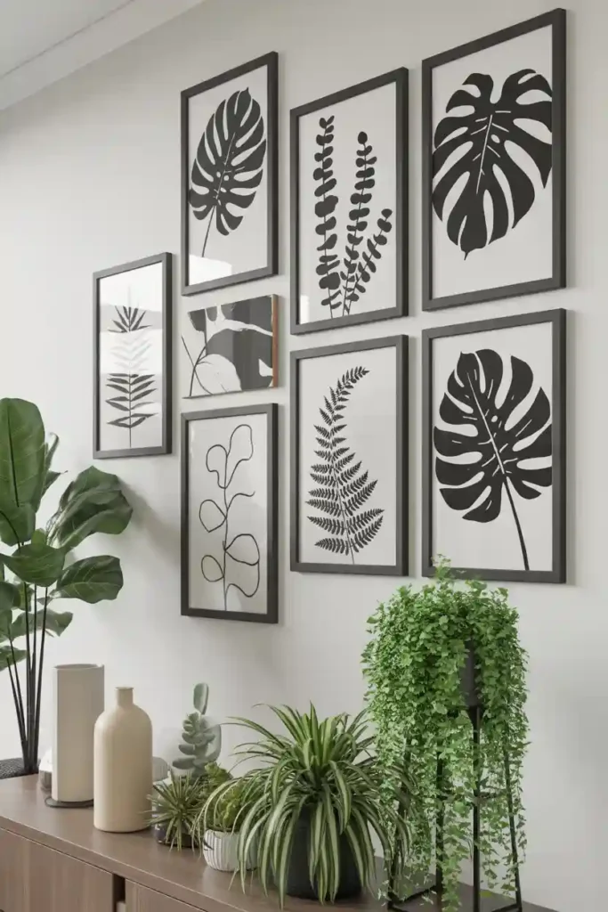 Modern Botanical Art With Graphic Twist