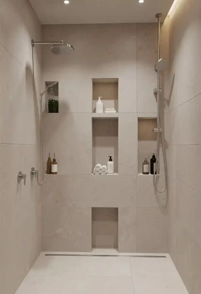 Built-In Bathroom Niches