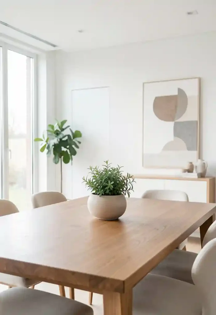 Decorate Dining Tables With Plants