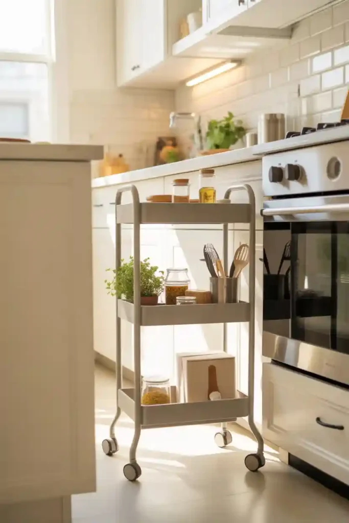 Slim Rolling Storage Carts