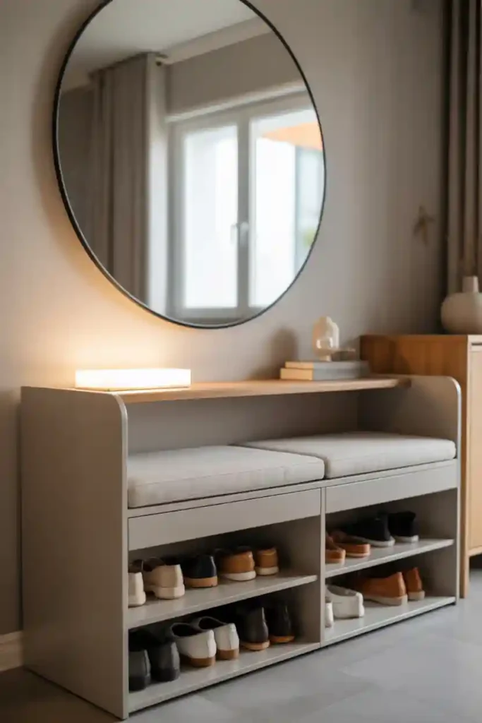 Storage Benches in Entryways