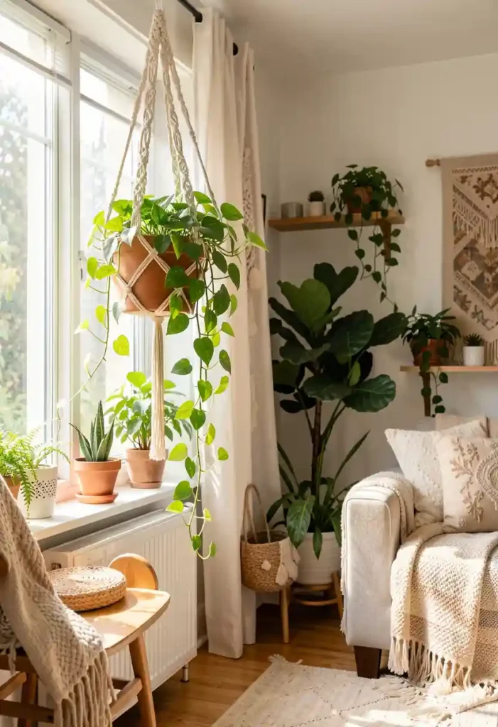 Use Hanging Planters for Vertical Space