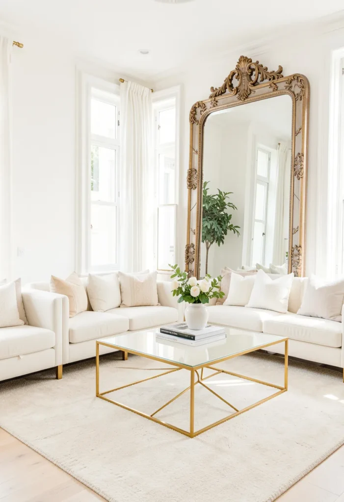 . Add Mirrors for Elegance