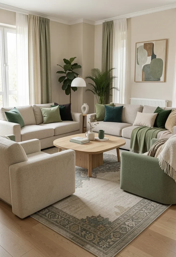 Anchor the Room with Rugs