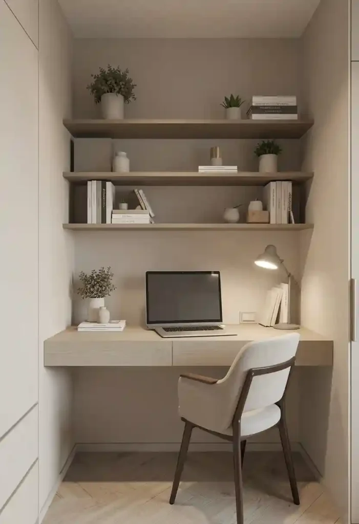 Built-In Desk Workspace
