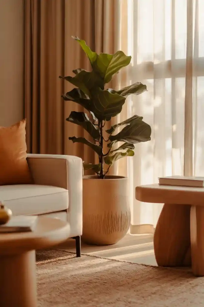 Indoor Plants for Organic Contrast