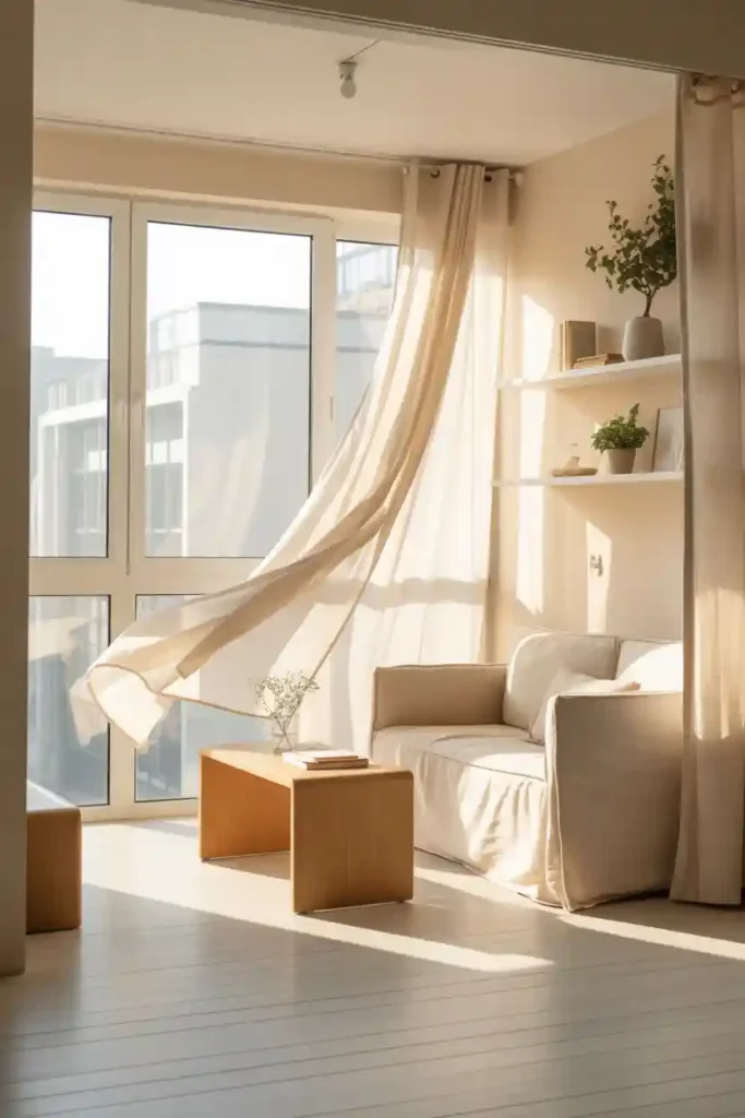 Keep Window Treatments Light