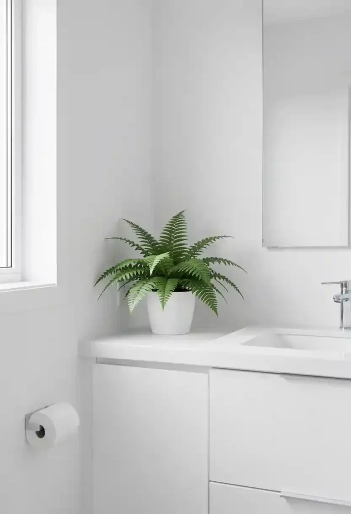 Minimal Bathroom Plant