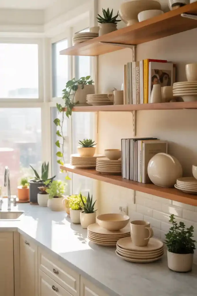 Style Open Shelving Thoughtfully