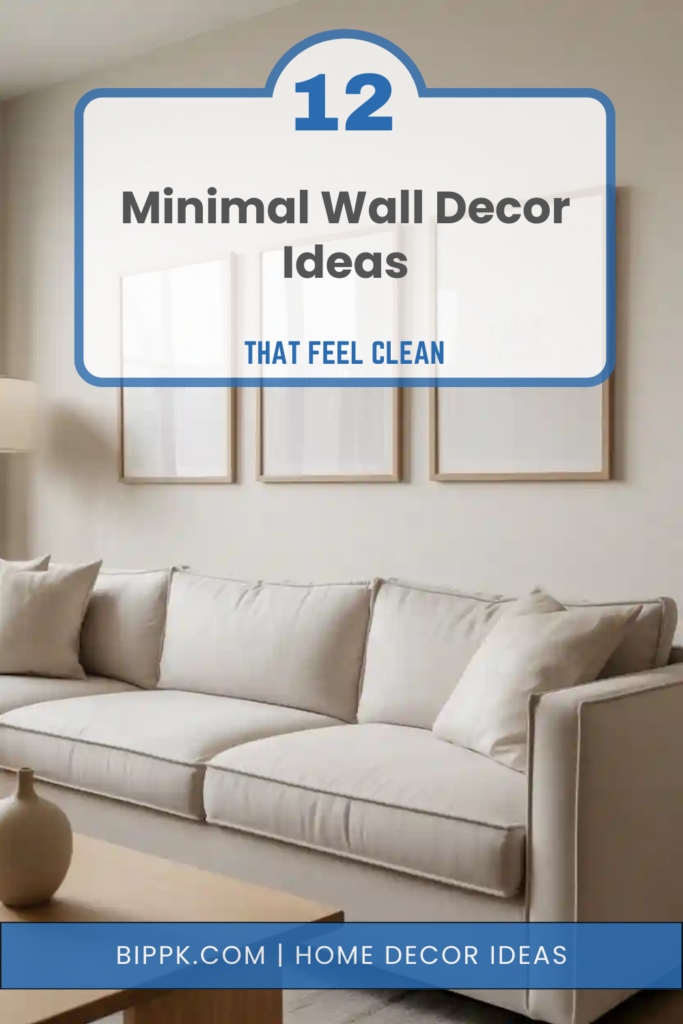 Minimal Wall Decor Ideas